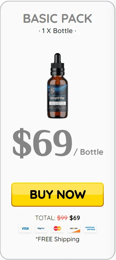 UltraK9 Pro 1 Bottle