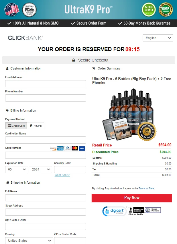 UltraK9 Pro Secure Page